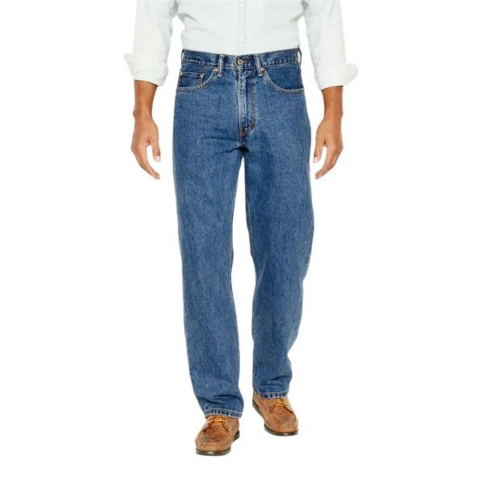 Levi's 550 Relaxed Non-Stretch Jeans Medium Stone Wash Style 00550-4891‎ - 42x30